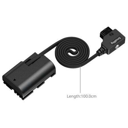 SmallRig 6413 - adapter zasilania typu Dummy, D-Tap do akumulatora Canon LP-E6P - długość 100cm